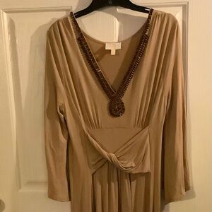 Liz Lange brand dress, size M, color brown